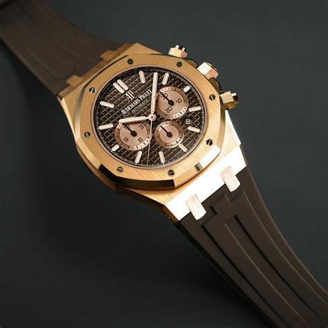 audemars piguet leather strap|audemars piguet rubber strap price.